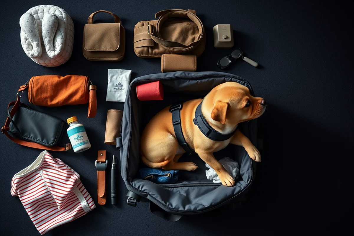dog travel safety carrier — Dog Travel Safety Carrier (the finished result)
