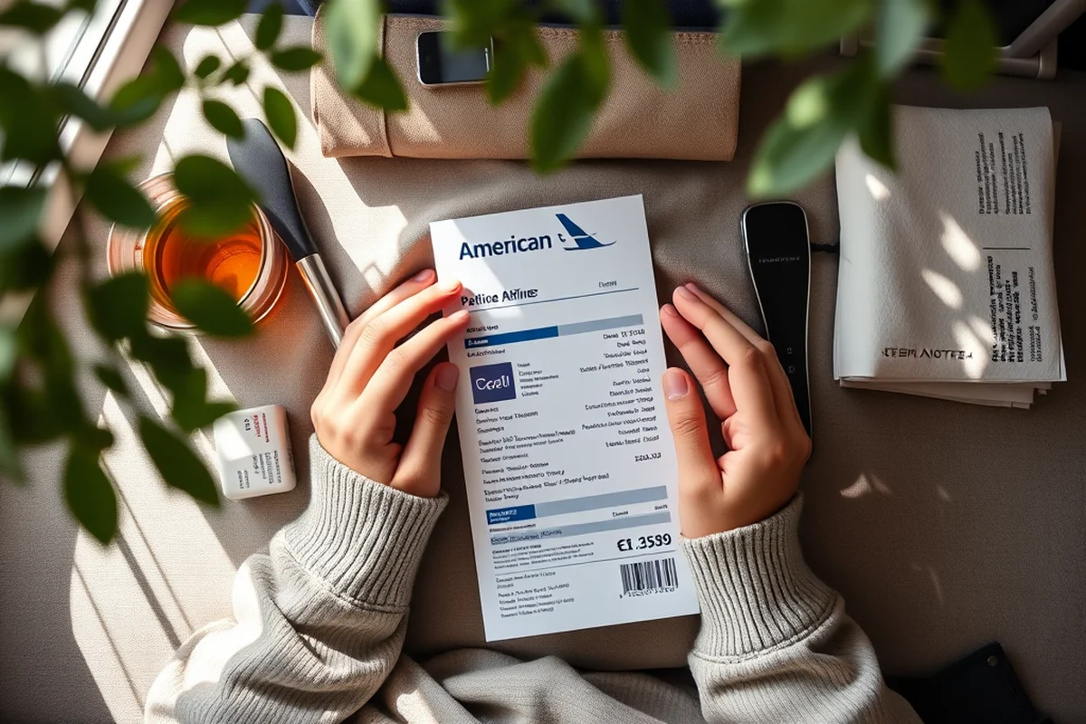 american airlines receipt โ American Airlines Receipt (the finished result)